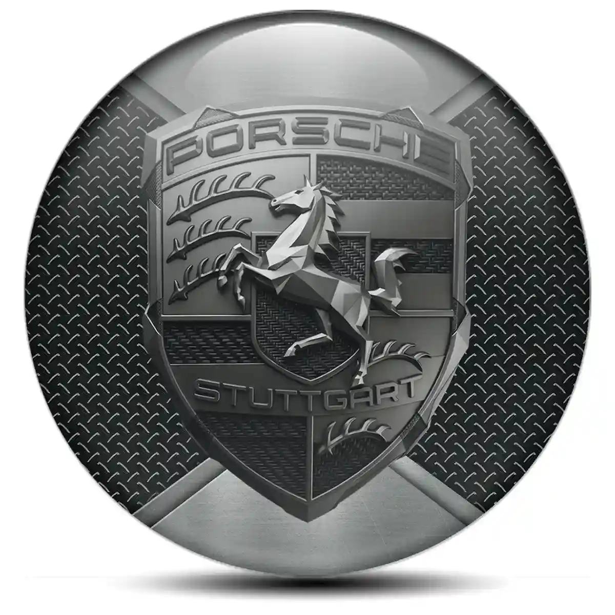 Porsche Emblem Badge Marked Edition
