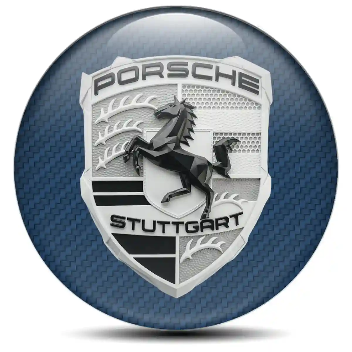 Porsche Emblem Badge Prestige Line