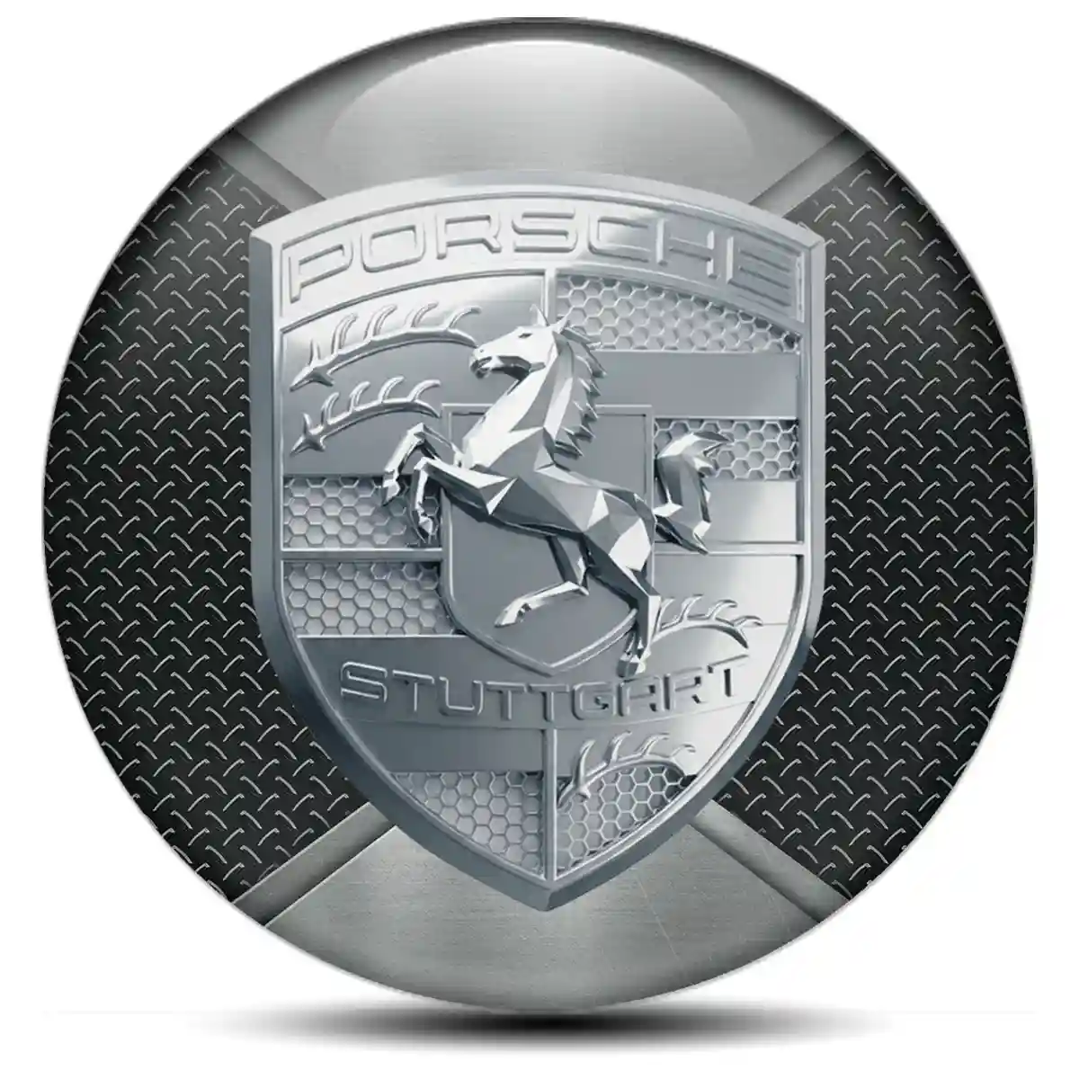 Porsche Emblem Badge Refined Design