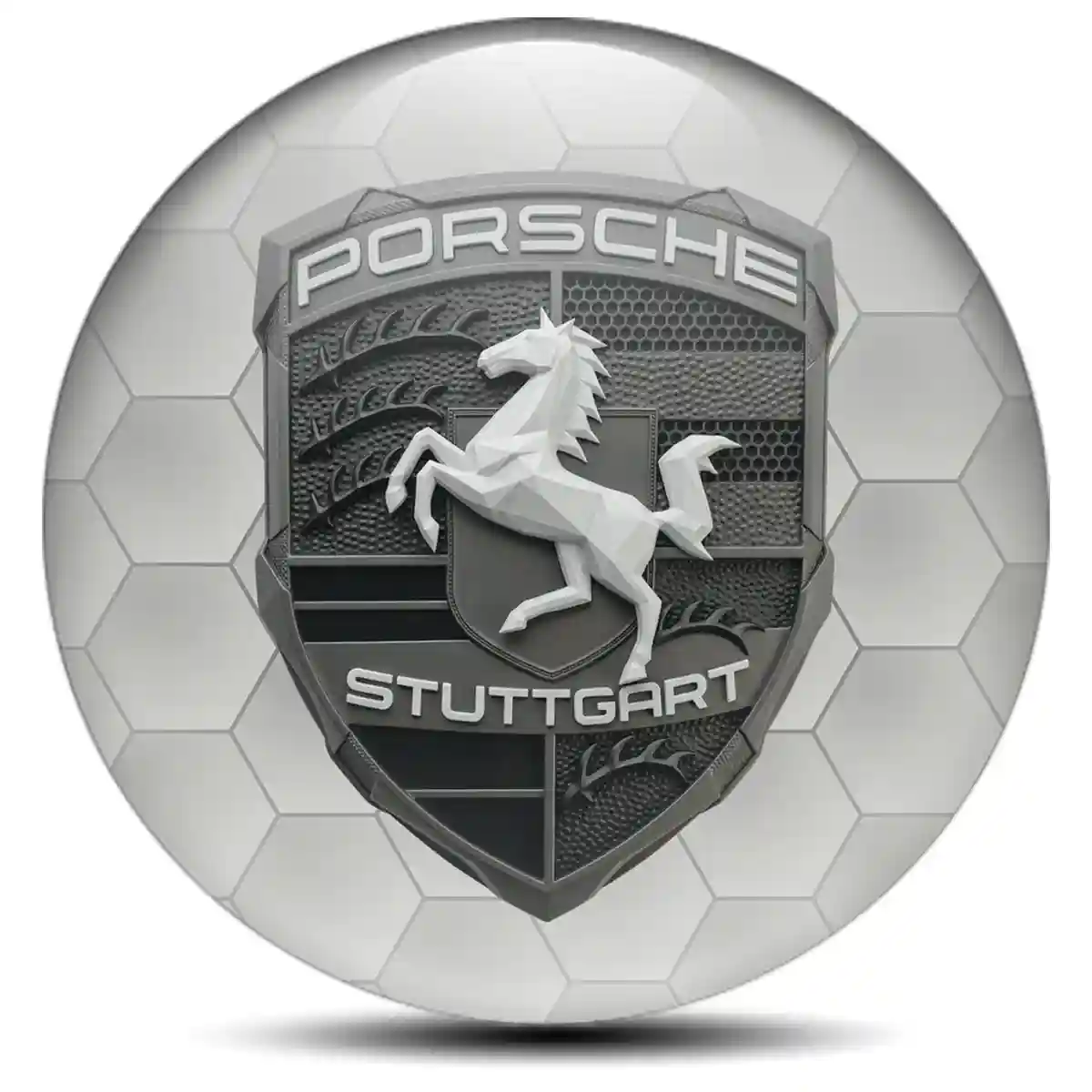 Porsche Emblem Badge Self-Adhesive Exclusive Series
