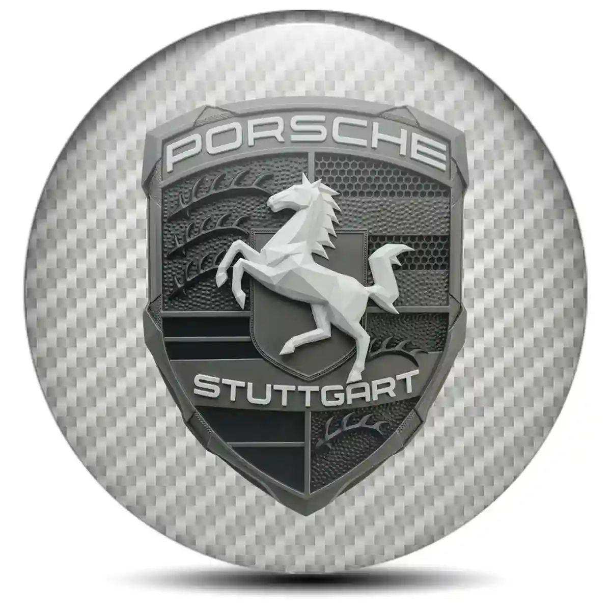 Porsche Emblem Badge Signature Edition