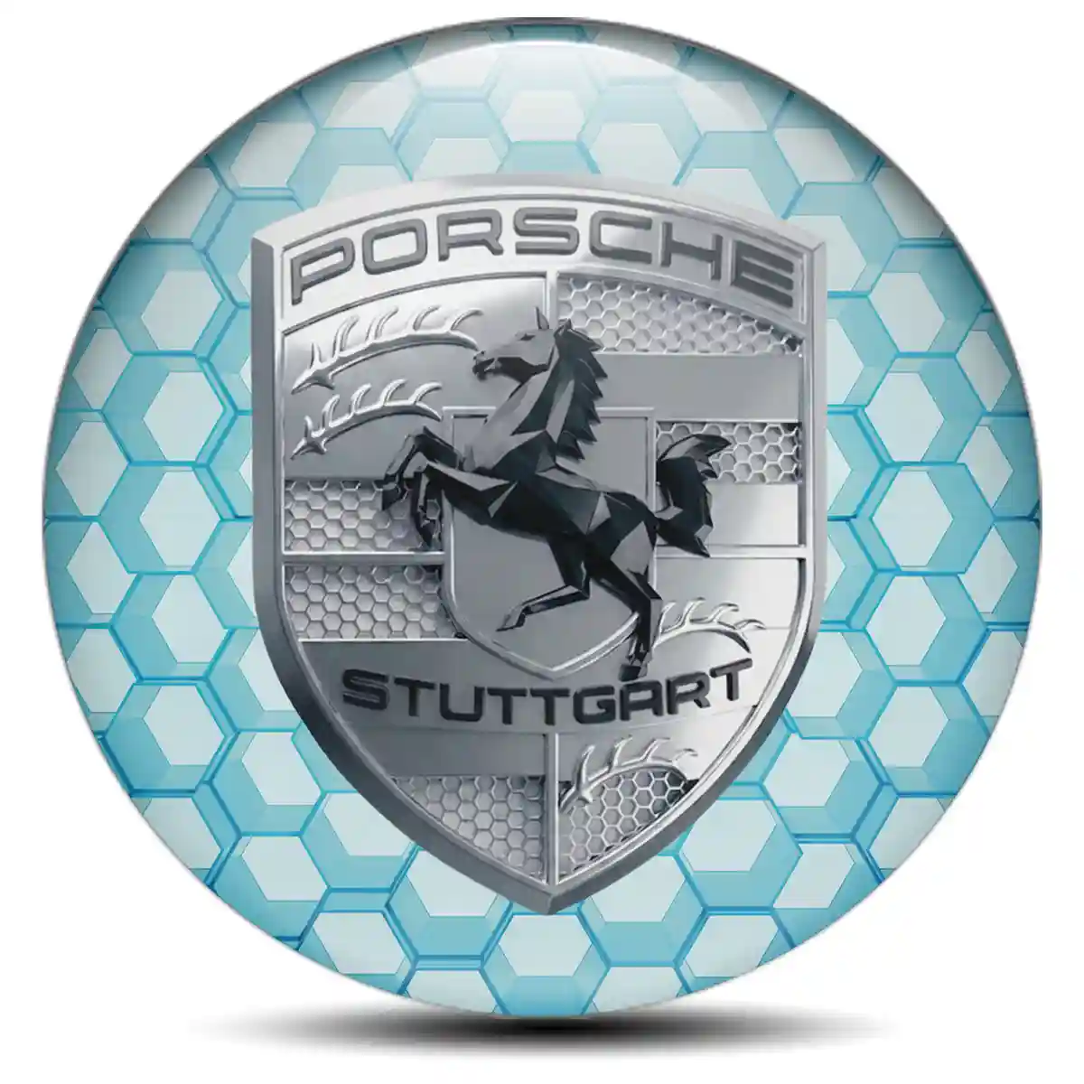 Porsche Emblem Badge Superior Craft