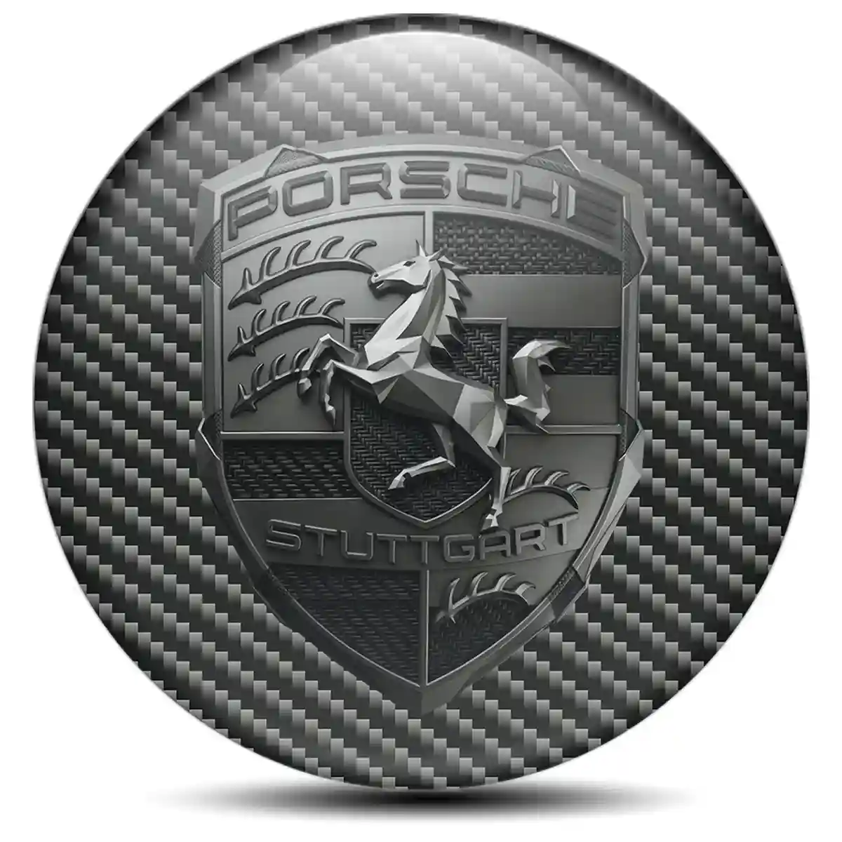 Porsche Emblem Center Hup Cap Elite Edition