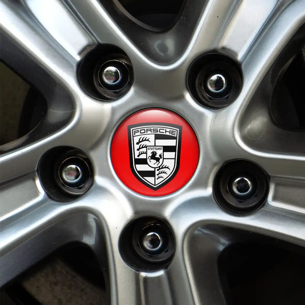 Porsche Emblem Center Hup Cap High Quality