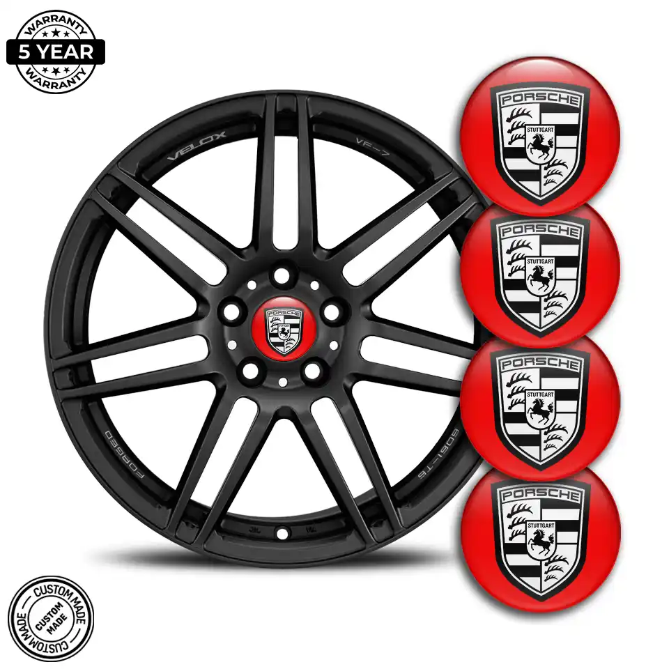 Porsche Emblem Center Hup Cap High Quality