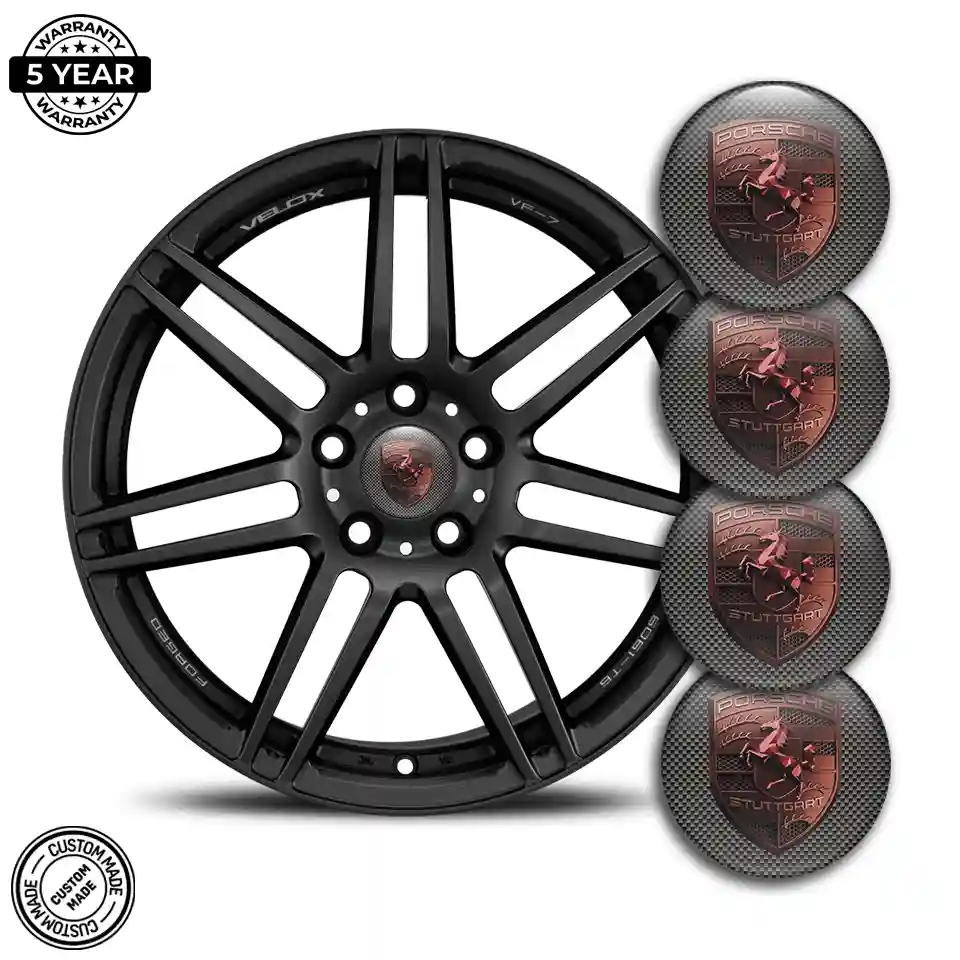 Porsche Emblem Center Hup Cap Noble Edition