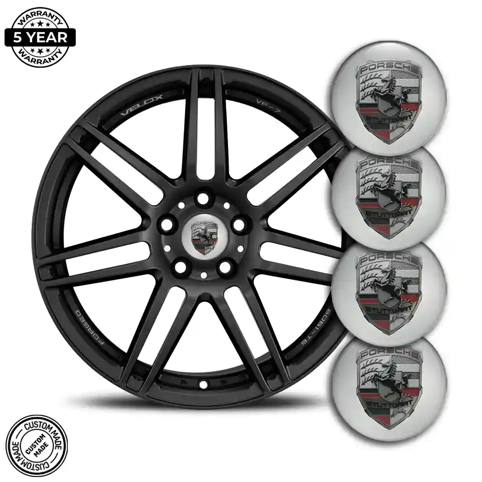 Porsche Emblem Center Hup Cap Opulent Line