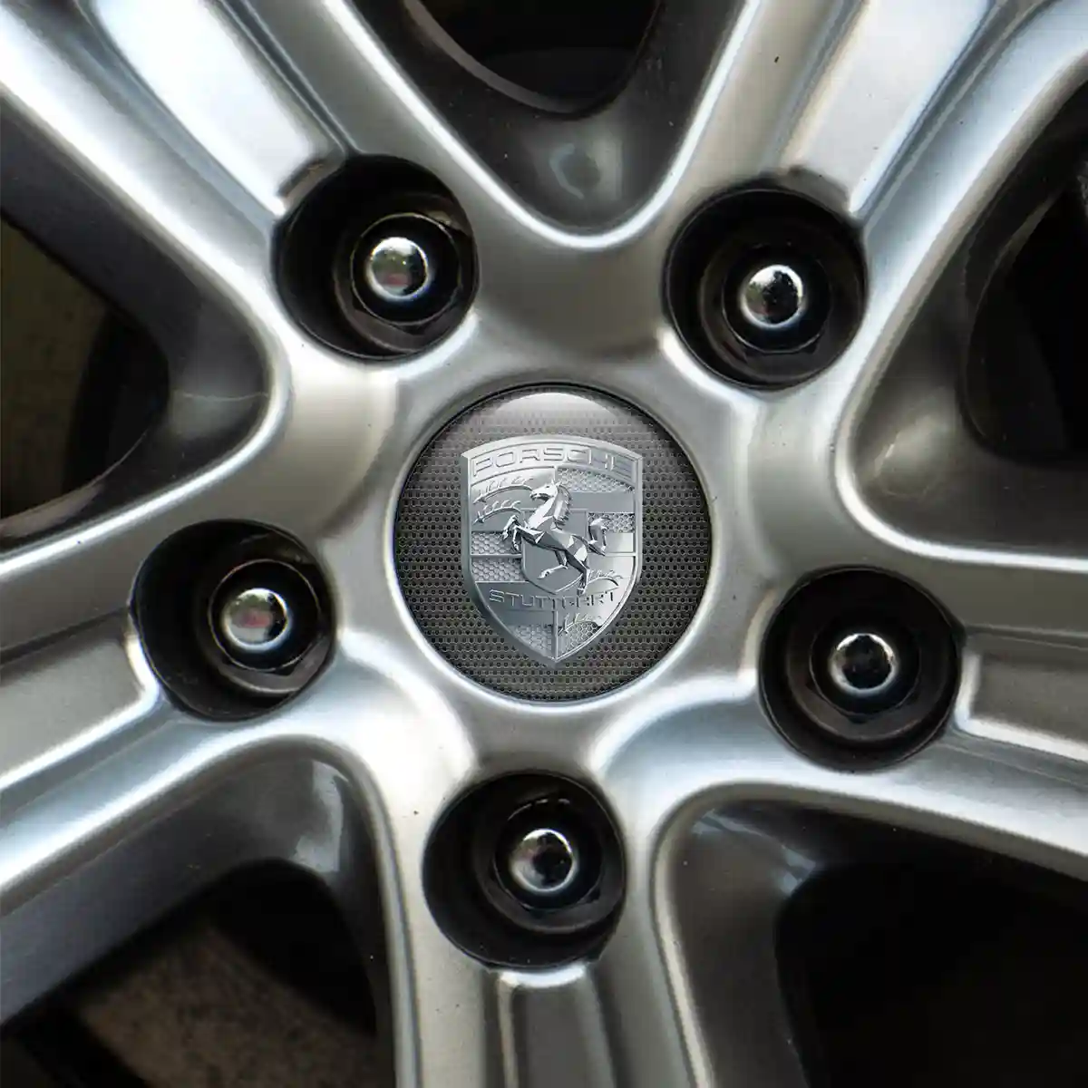 Porsche Emblem Center Hup Cap Resin Elite