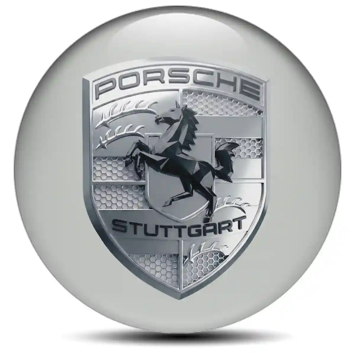 Porsche Emblem Epoxy Self-Adhesive Opulent Line