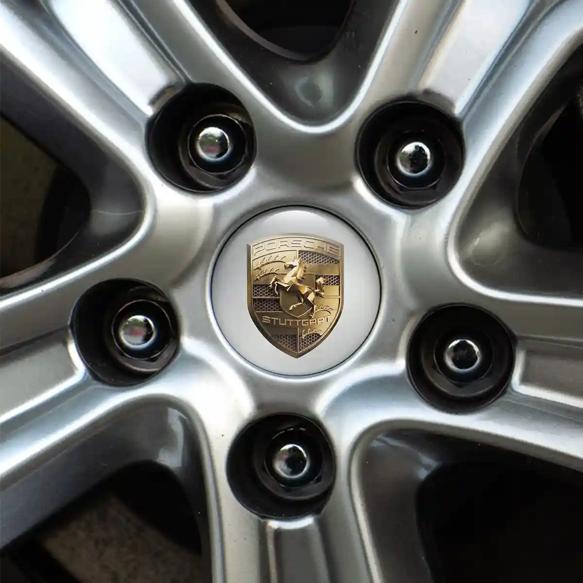 Porsche Emblem Epoxy Self-Adhesive Premium Dome