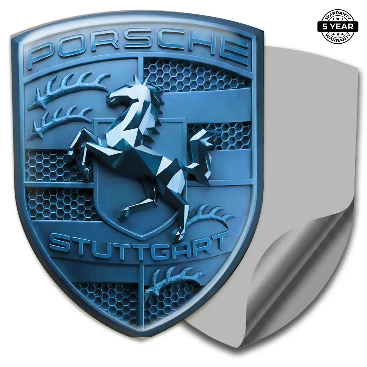 Porsche Emblem Logo Badge Sleek Style