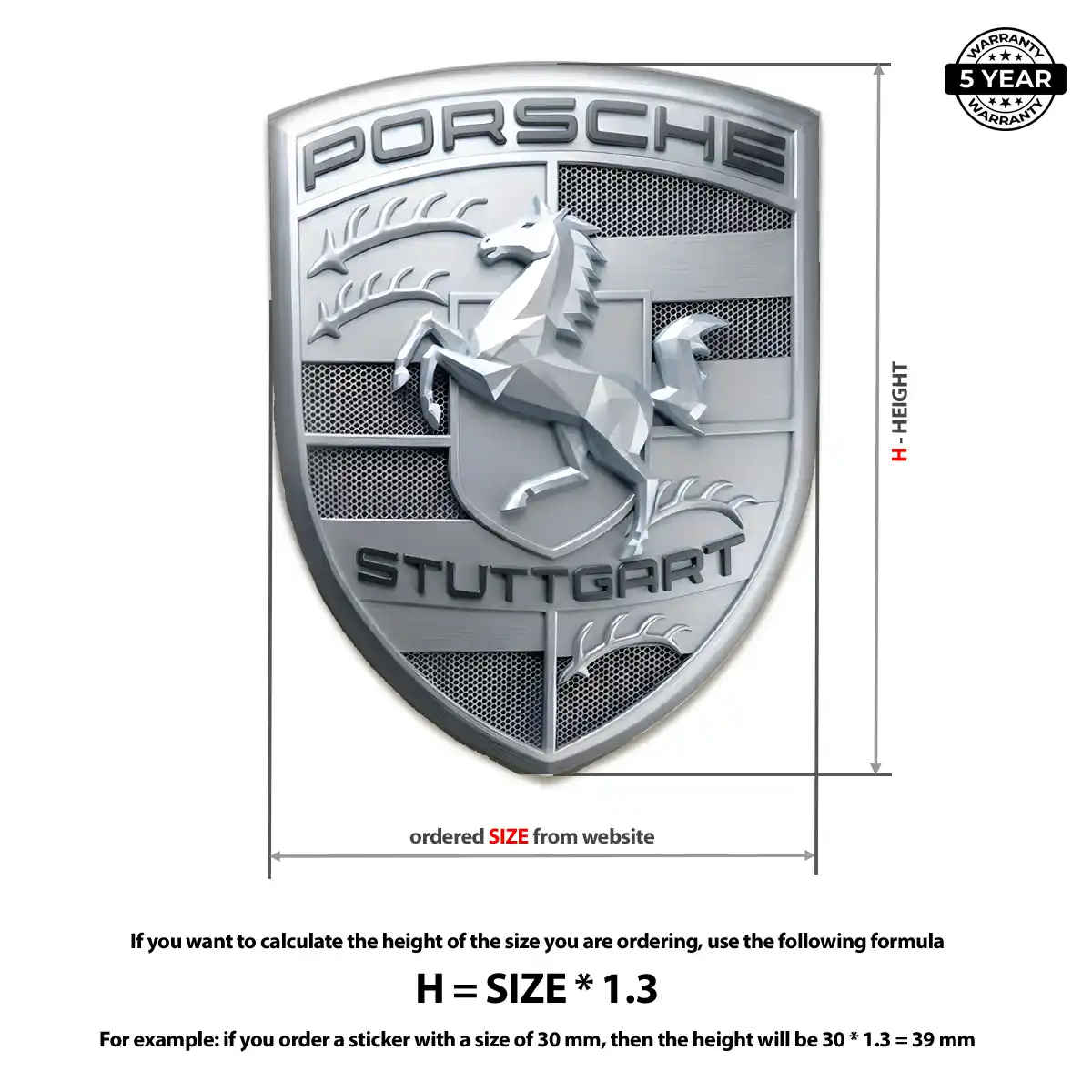 Porsche Emblem Logo Sleek Style