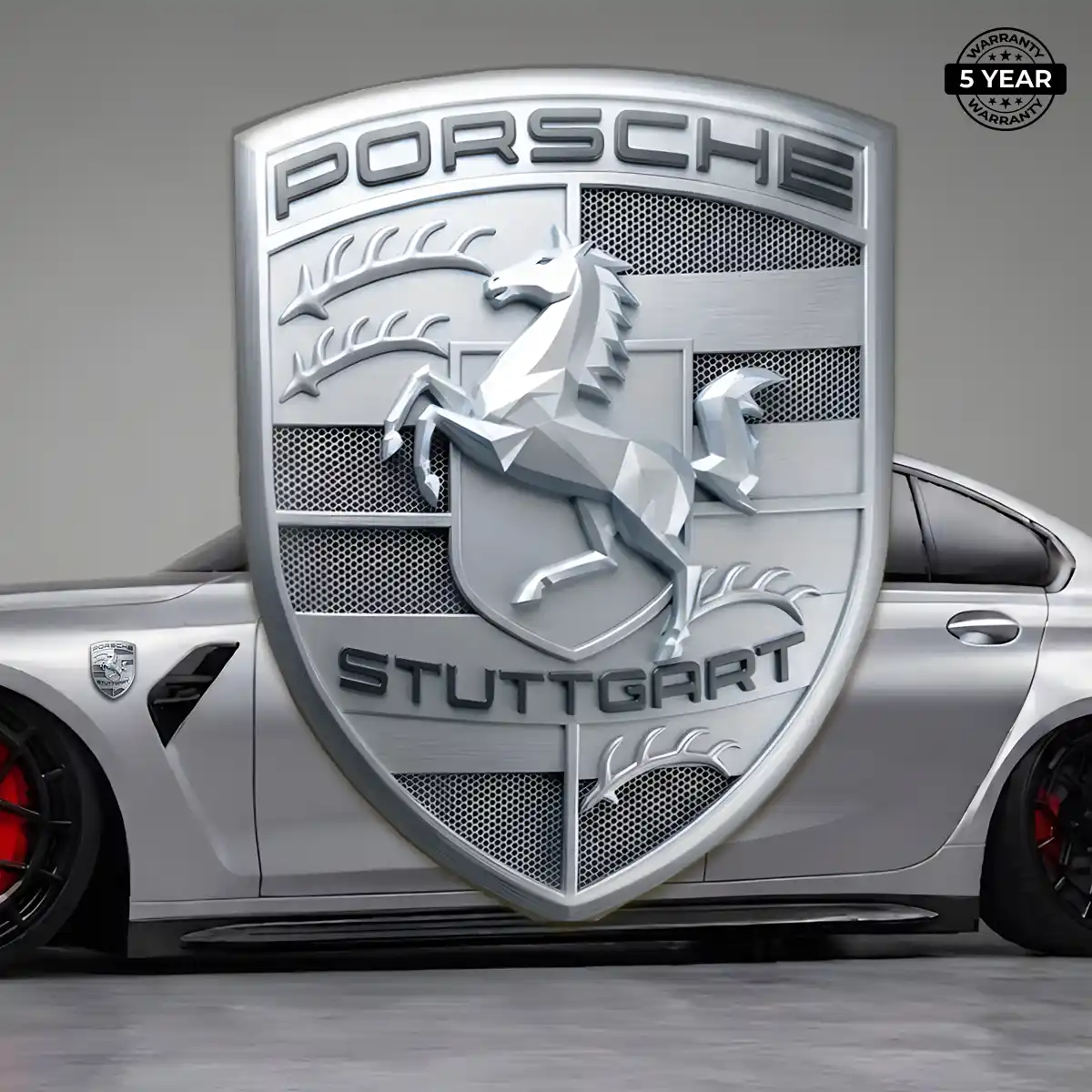 Porsche Emblem Logo Sleek Style