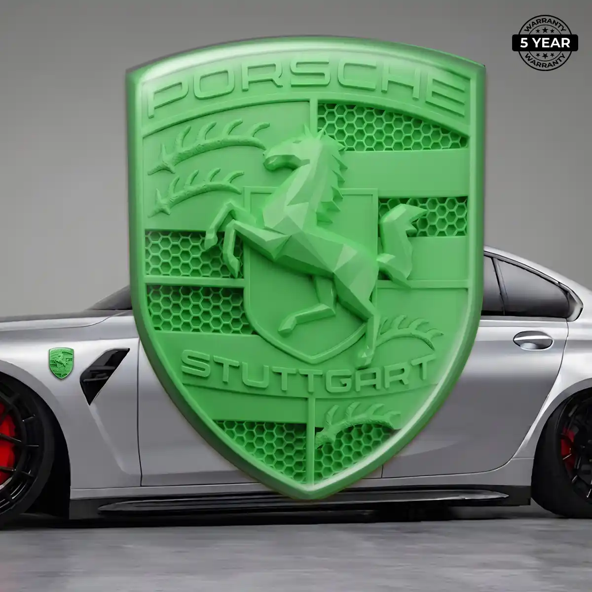 Porsche Emblem Shield Sleek Style