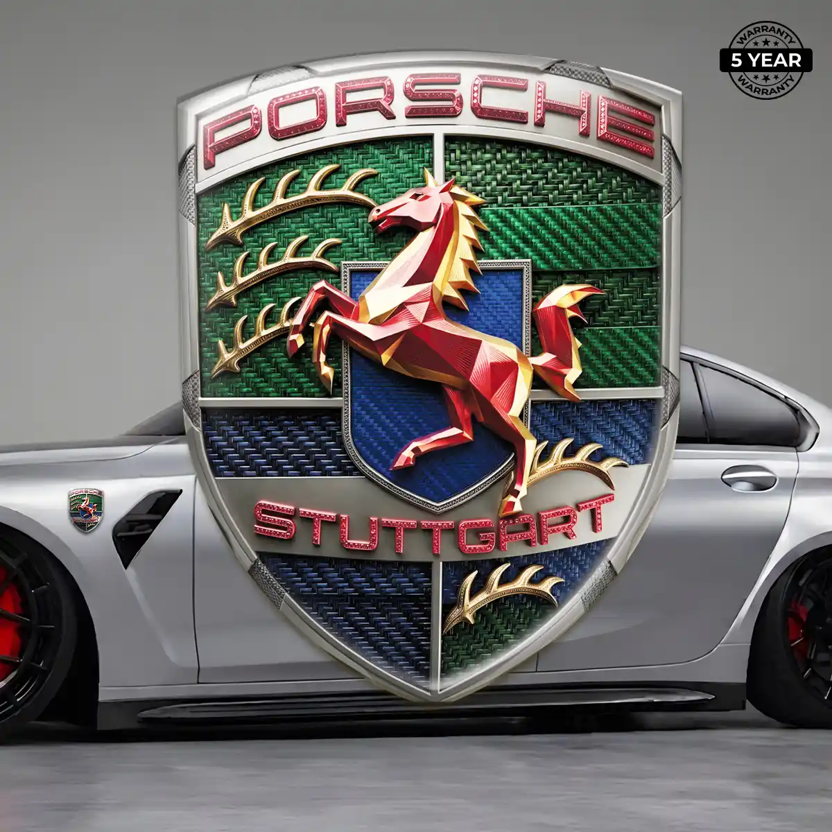 Porsche Emblem Sleek Style