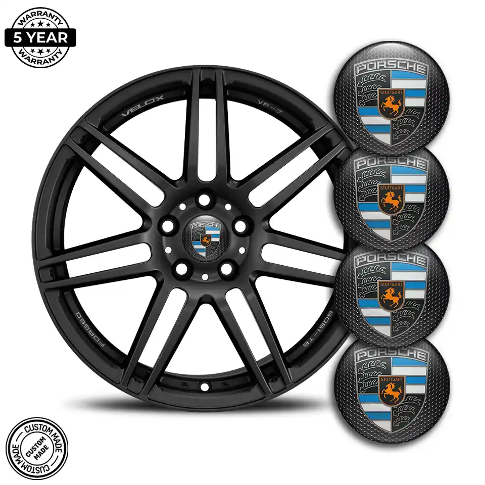 Porsche Emblem Wheel Center Caps Limited Edition