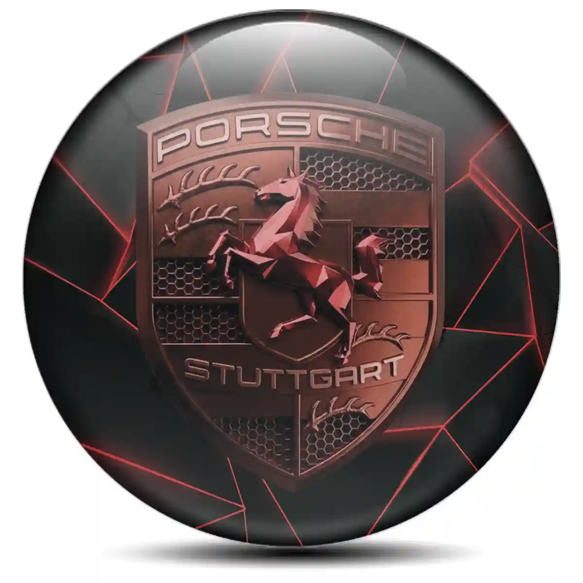 Porsche Emblem Wheel Center Caps Prestige Line