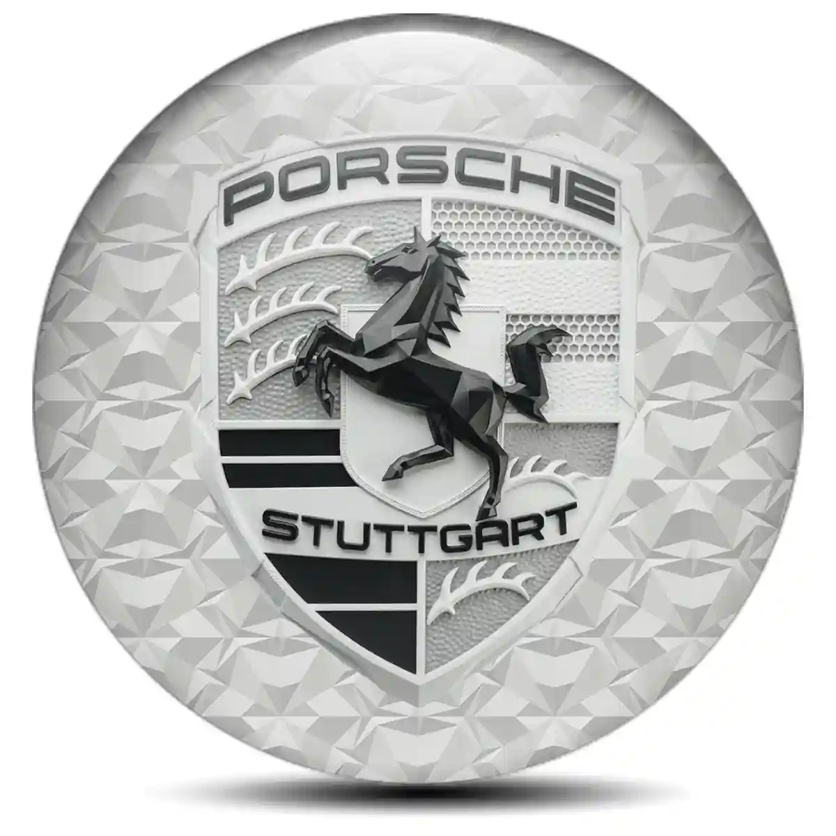 Porsche Epoxy Sticker Auto Tuning