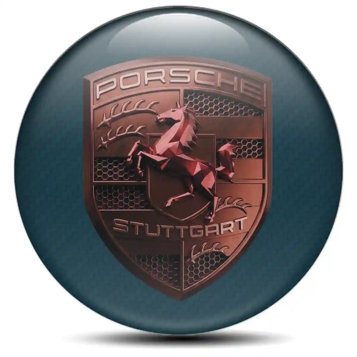 Porsche Epoxy Sticker Exterior Luxe