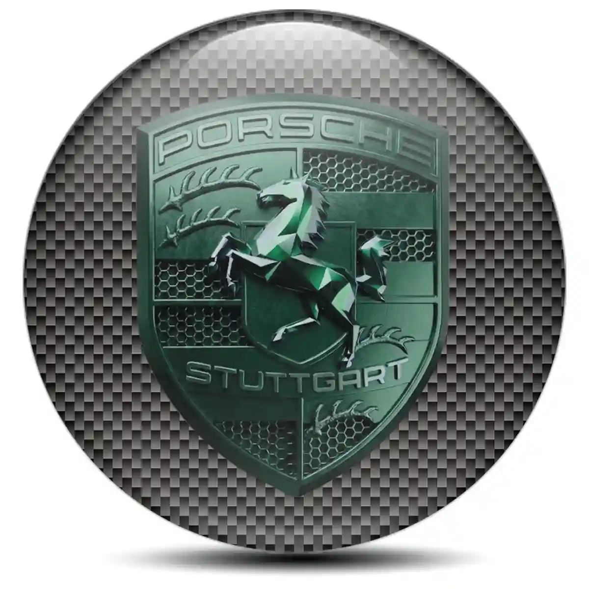 Porsche Epoxy Sticker Marked Edition
