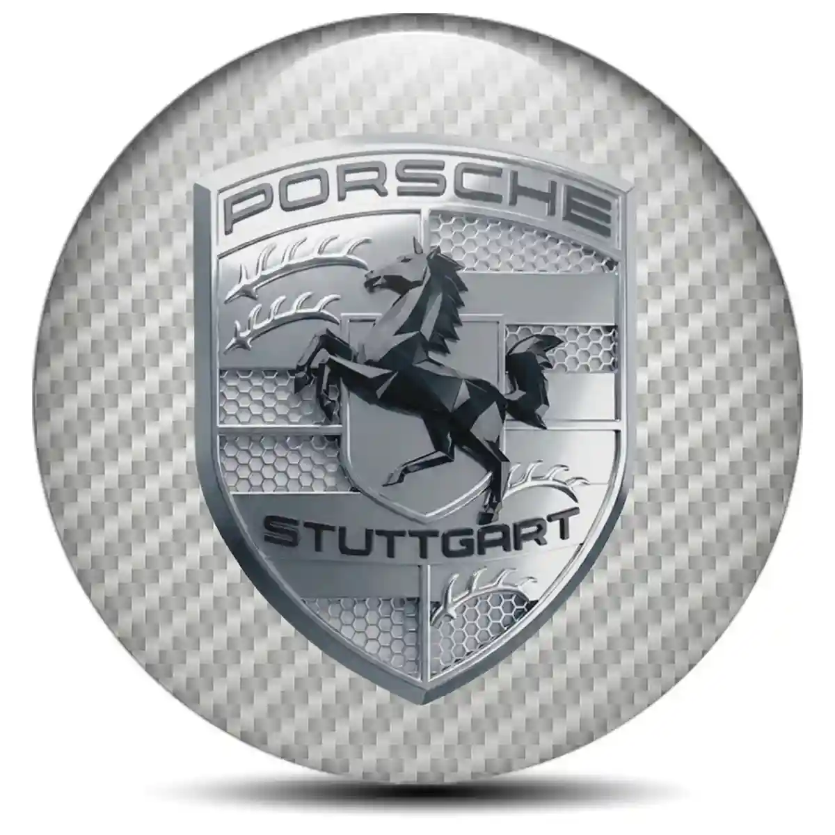 Porsche Epoxy Sticker Outer Style