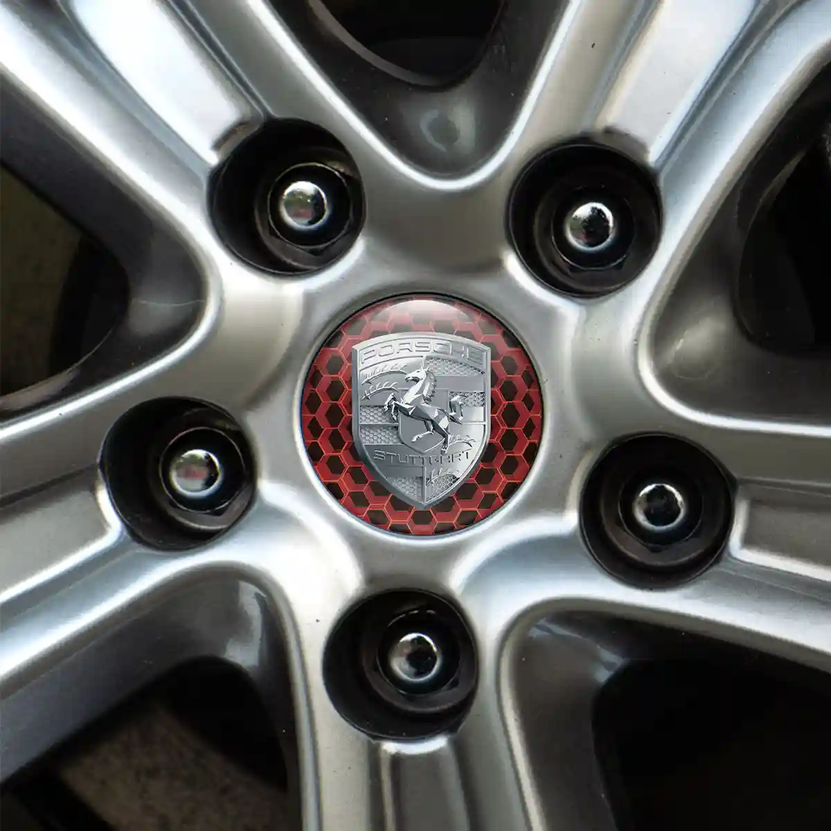 Porsche Epoxy Sticker Prime Quality
