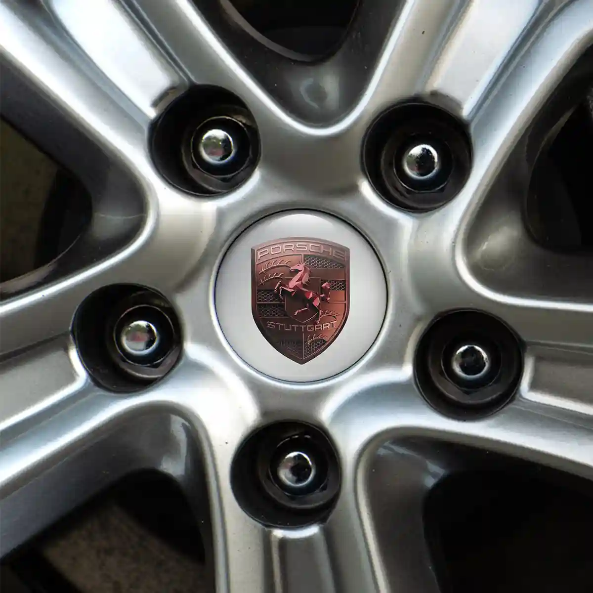 Porsche Epoxy Sticker Refined Design