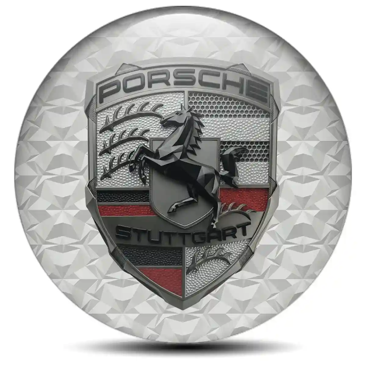 Porsche Epoxy Sticker Sport Tuning
