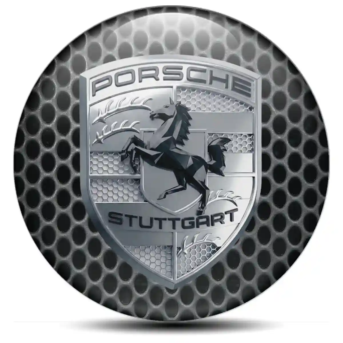Porsche Logo Emblem Branded Line