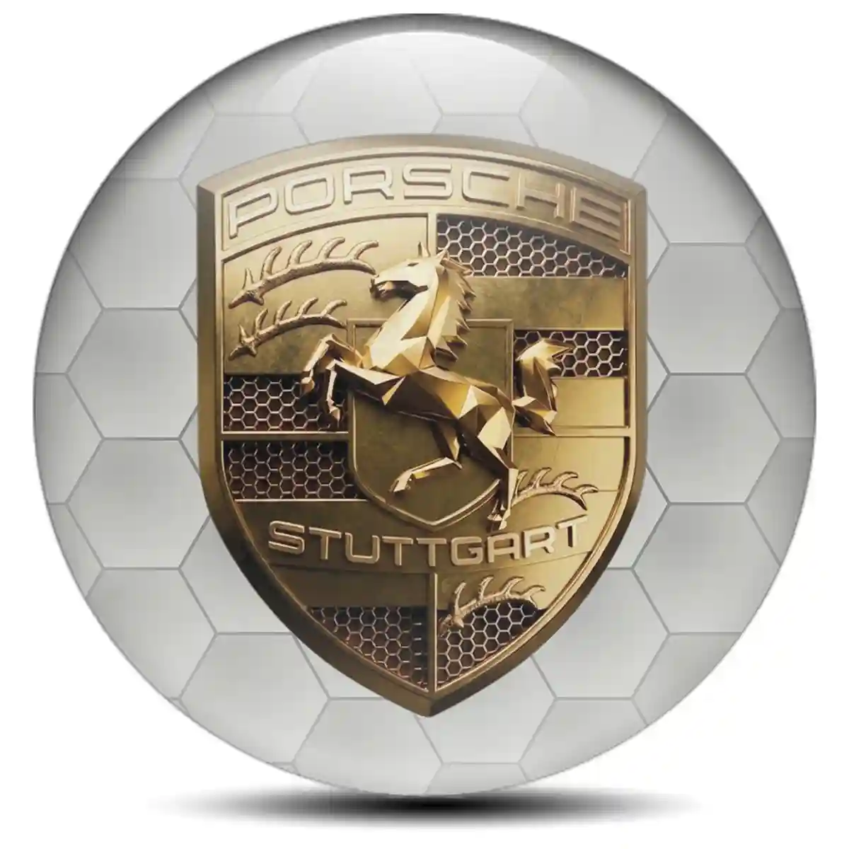 Porsche Logo Emblem Deluxe Edition