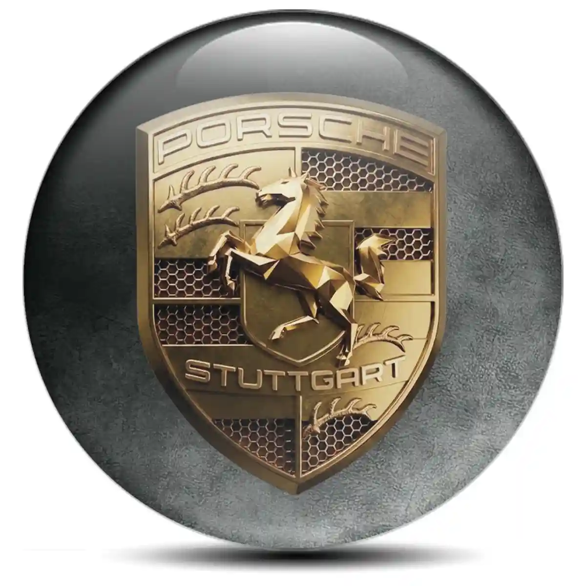 Porsche Logo Emblem Interior Luxe