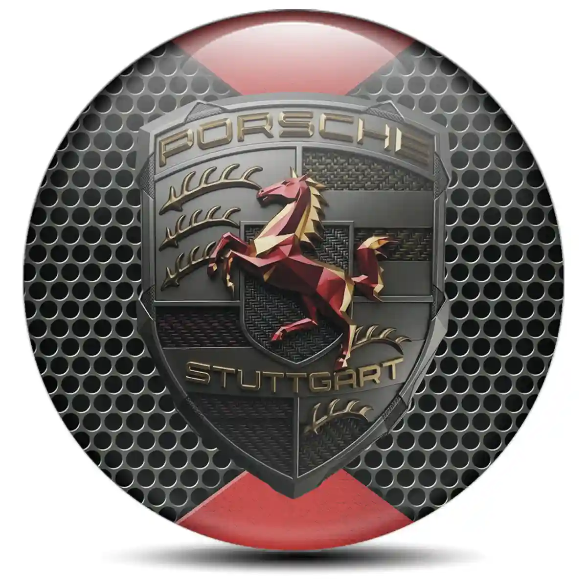 Porsche Logo Emblem Performance Style