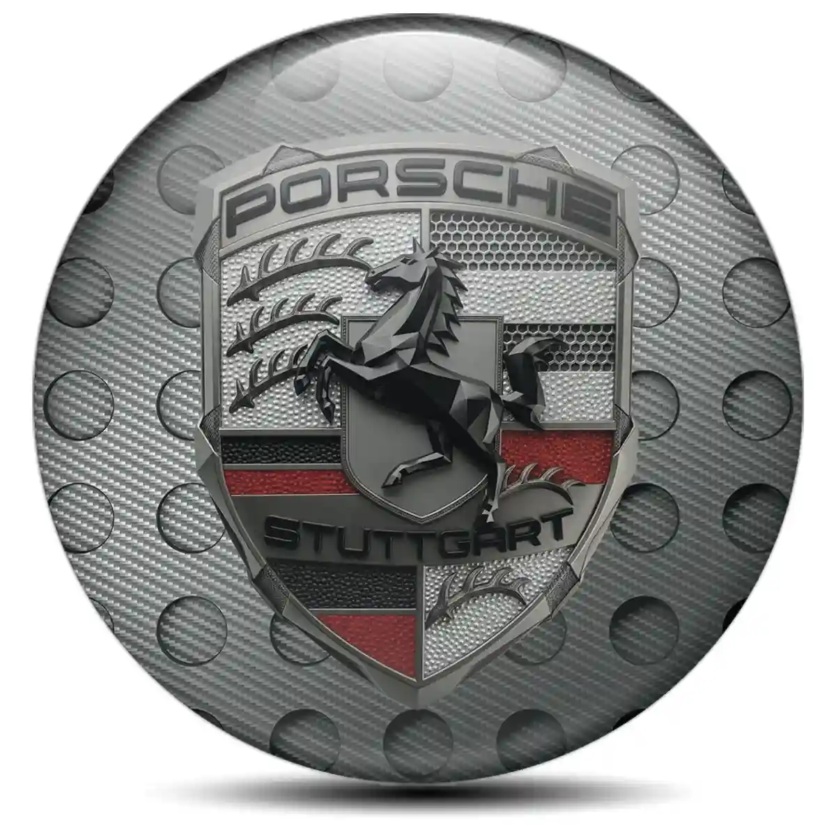 Porsche Logo Emblem Prestige Line
