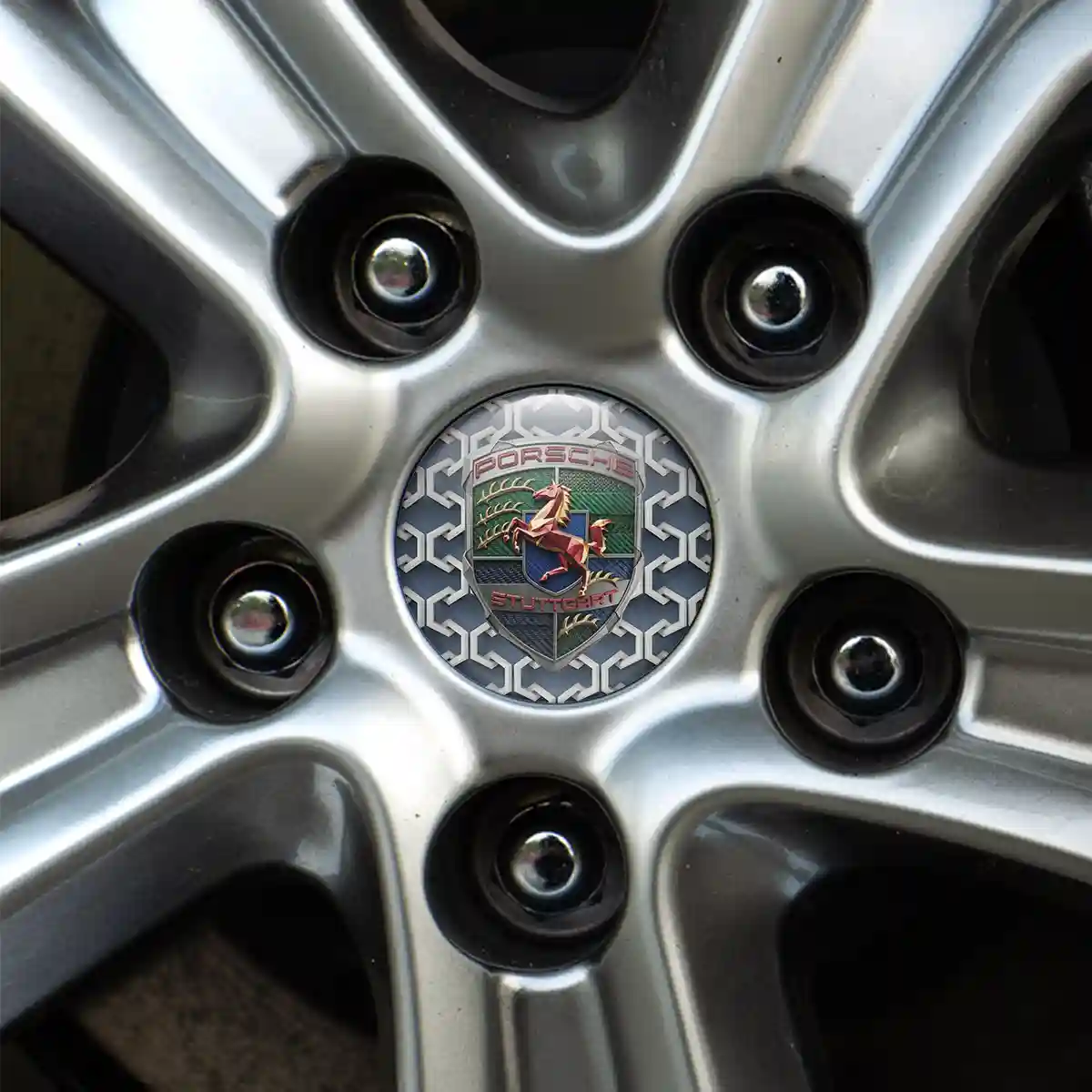 Porsche Logo Emblem Self-Adhesive Deluxe Edition