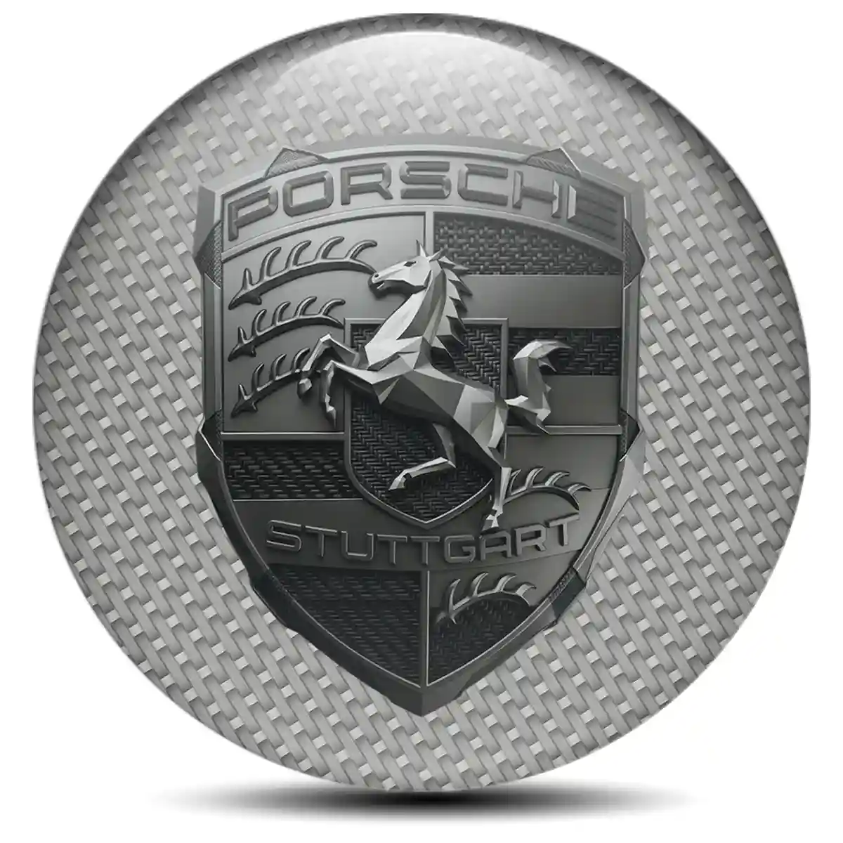 Porsche Logo Emblem Self-Adhesive Elite Edition