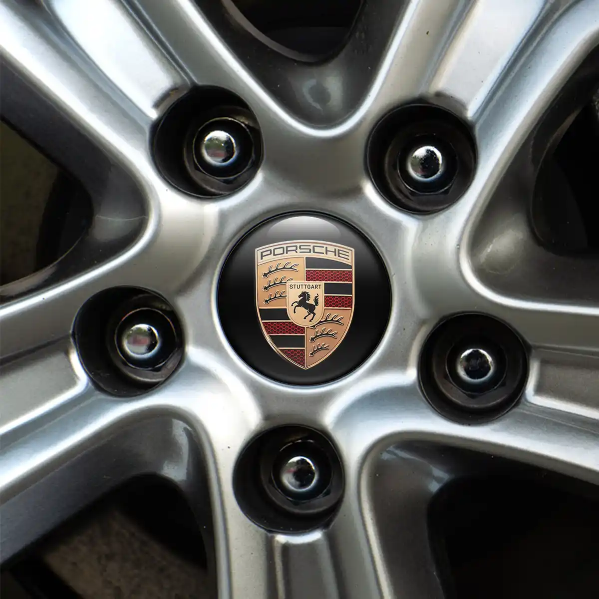 Porsche Logo Emblem Self-Adhesive High Quality