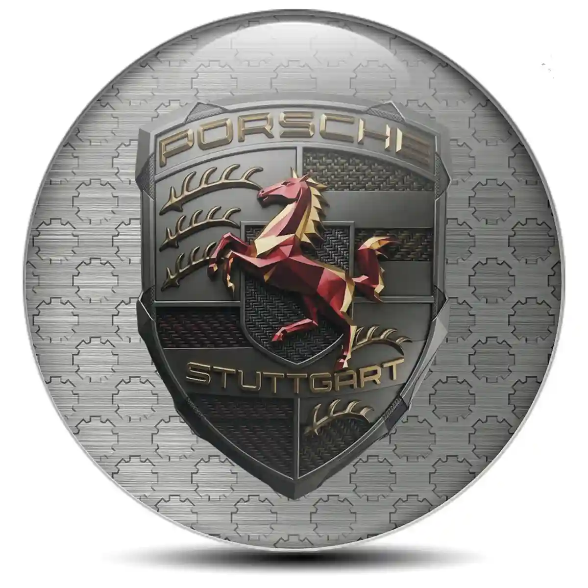 Porsche Logo Emblem Sport Tuning