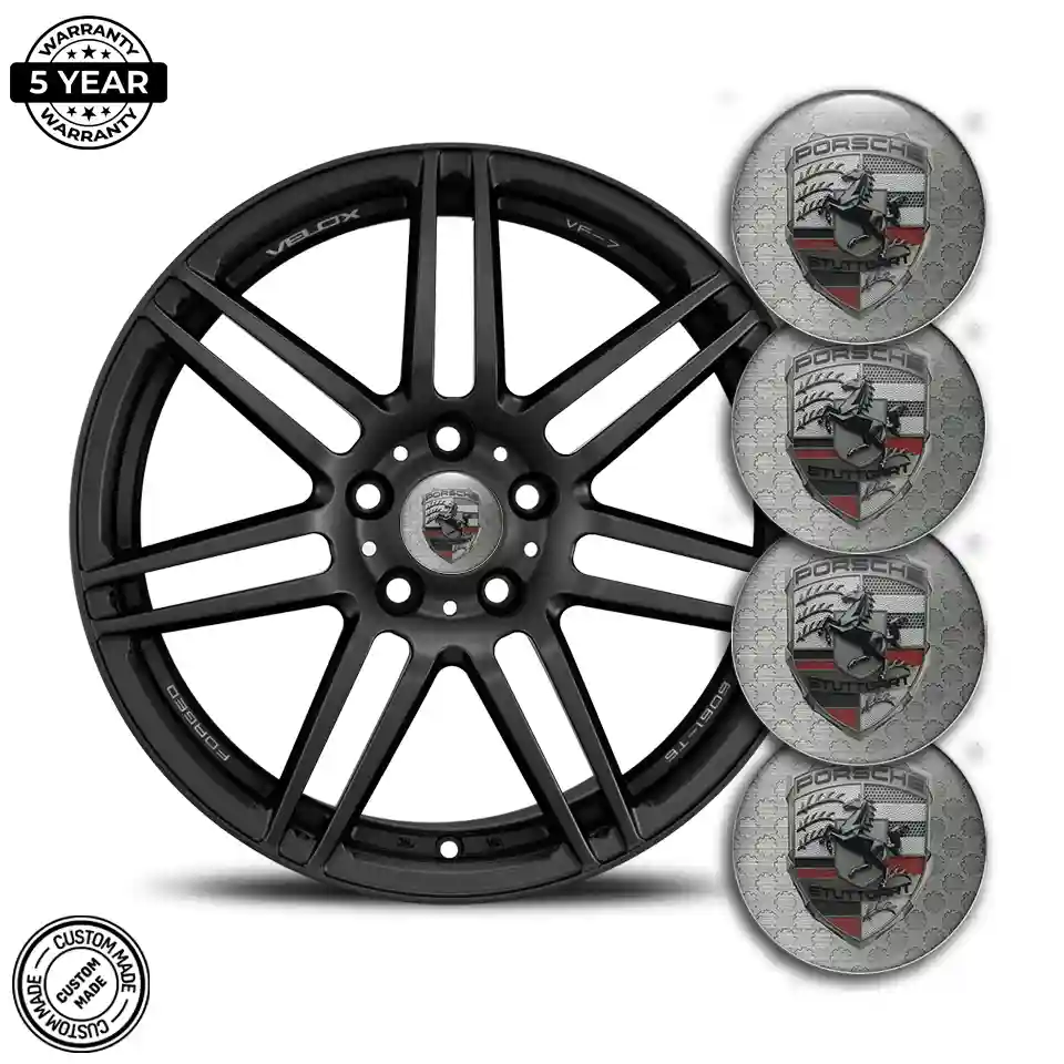 Porsche Logo Emblem Vortex Series