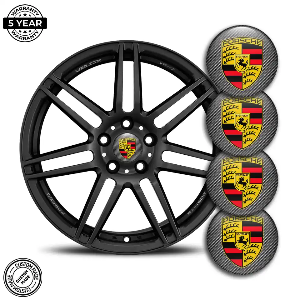 Porsche Logo Silicone Badge Premium Edition