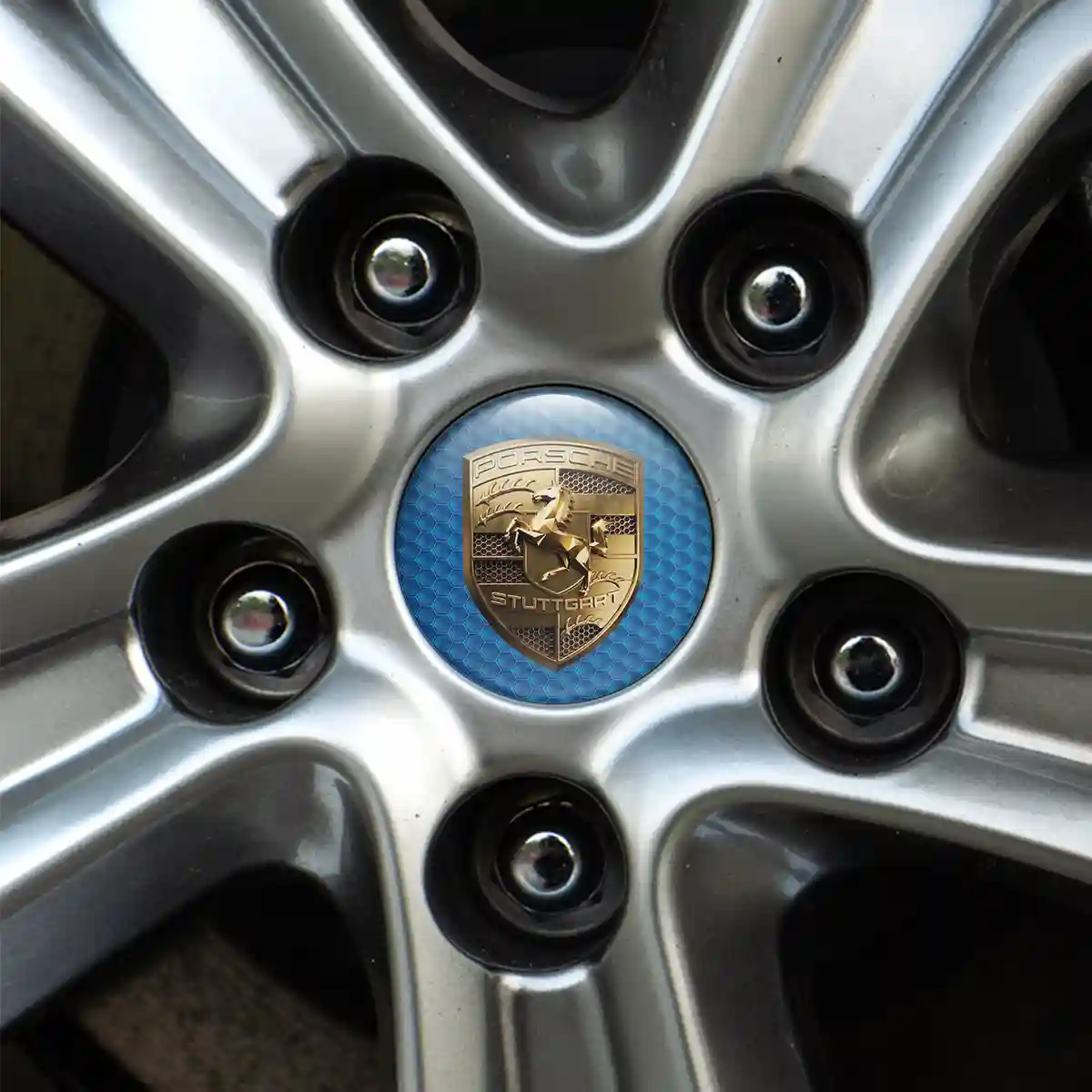 Porsche Logo Silicone Badge Street Tuning