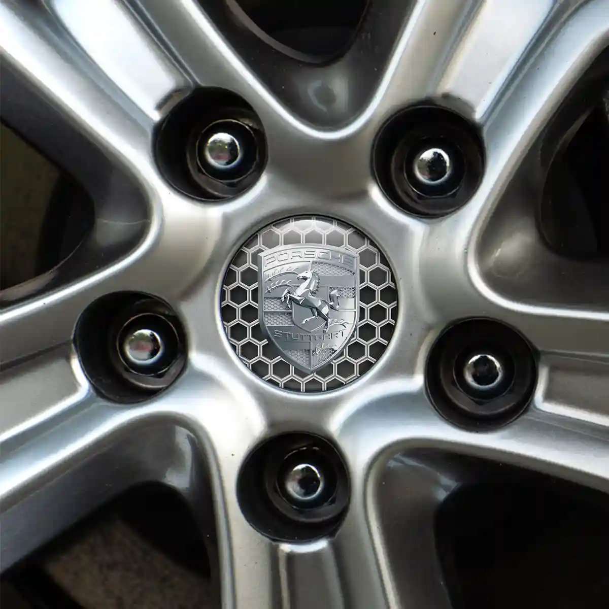 Porsche Logo Silicone Emblem Deluxe Edition