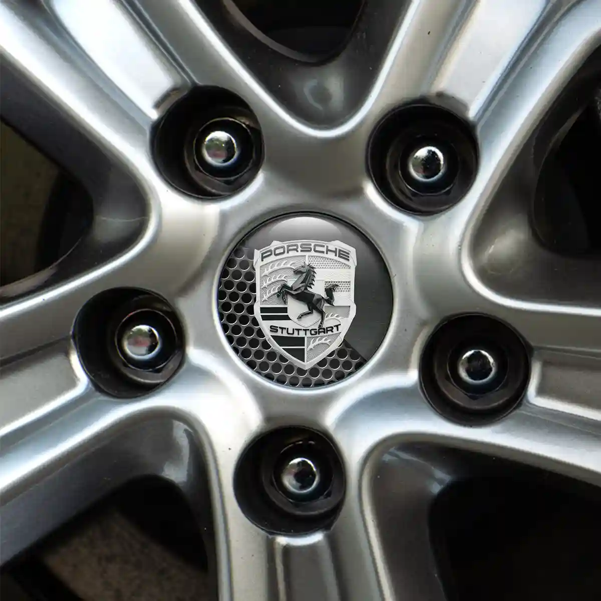 Porsche Logo Silicone Emblem Prestige Line