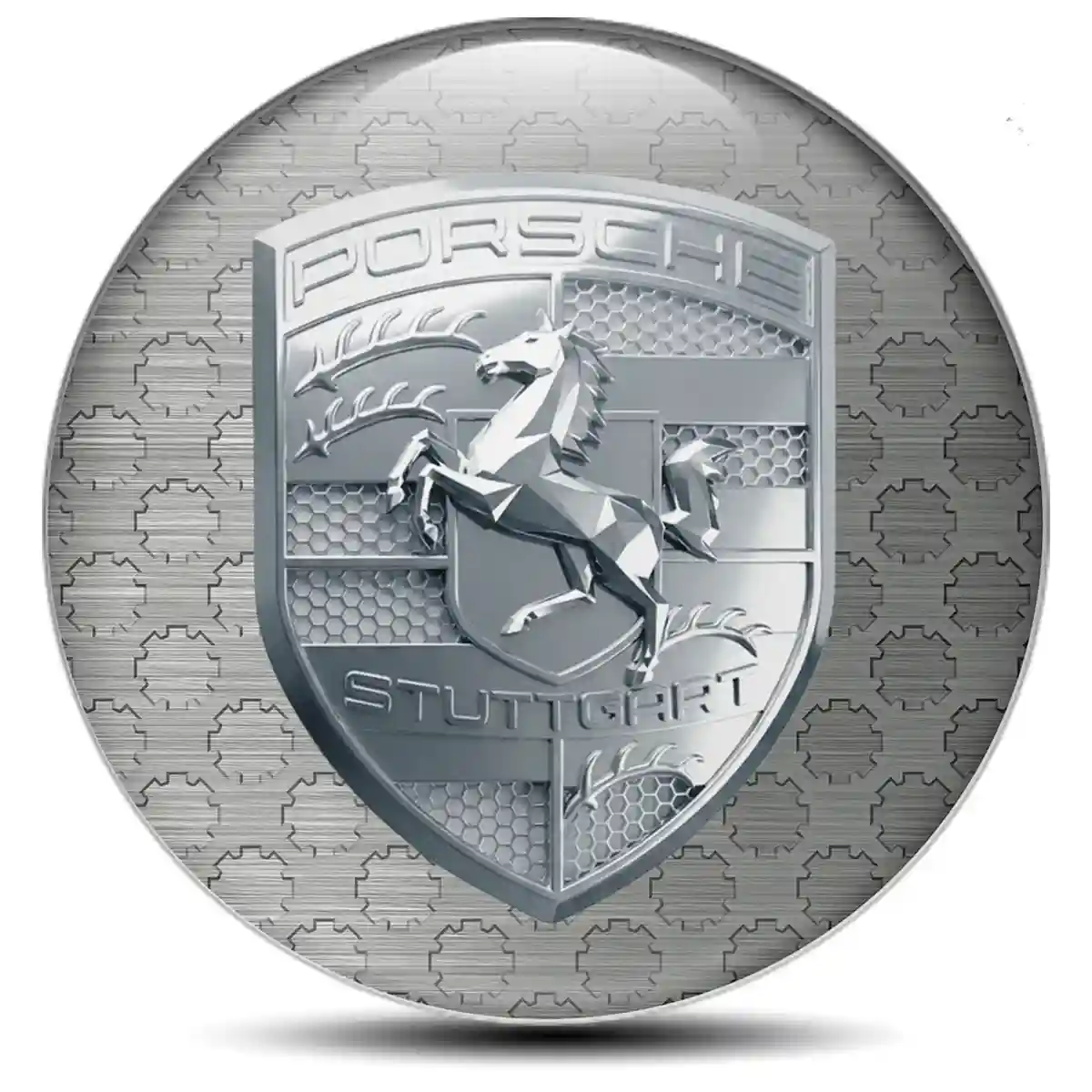 Porsche Logo Silicone Emblem Signature Edition