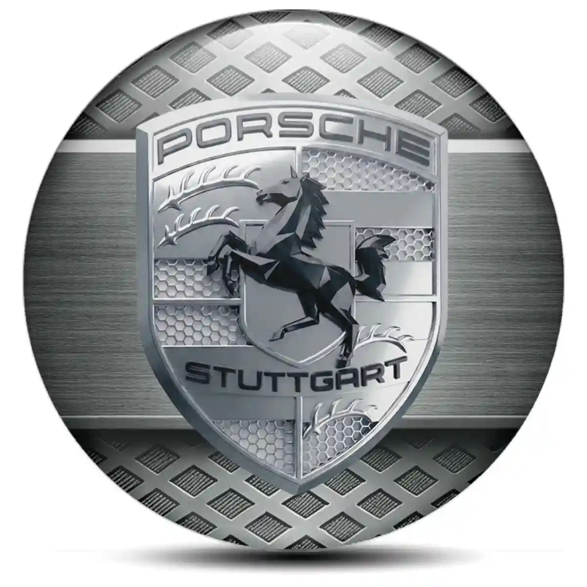 Porsche Logo Sticker Auto Tuning