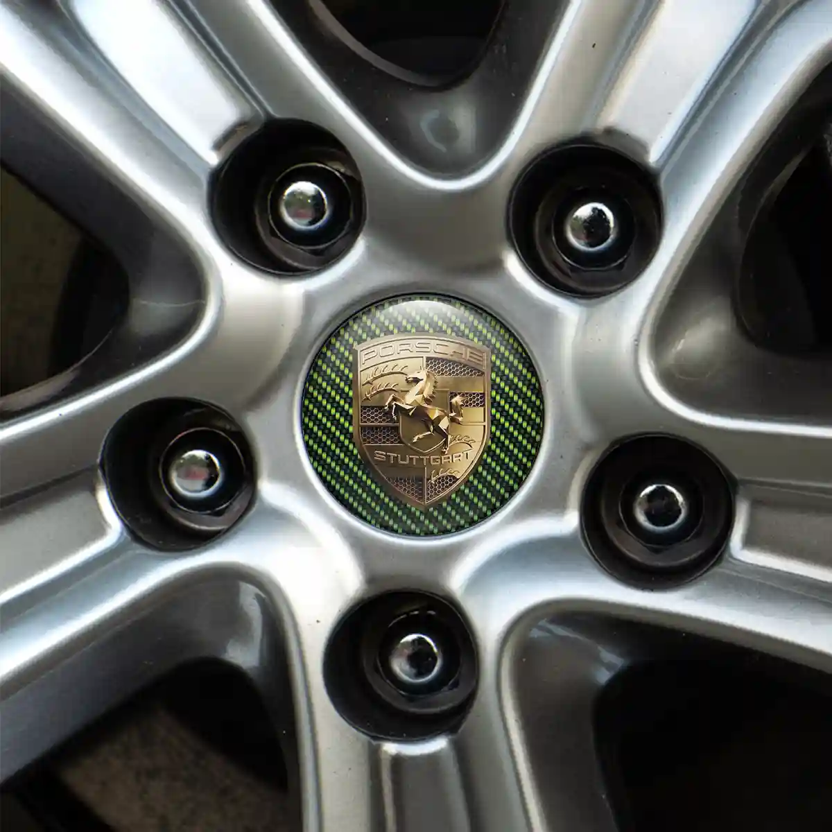 Porsche Logo Sticker Branded Line