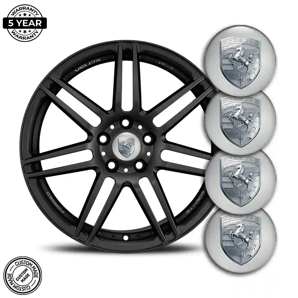 Porsche Logo Sticker Deluxe Edition