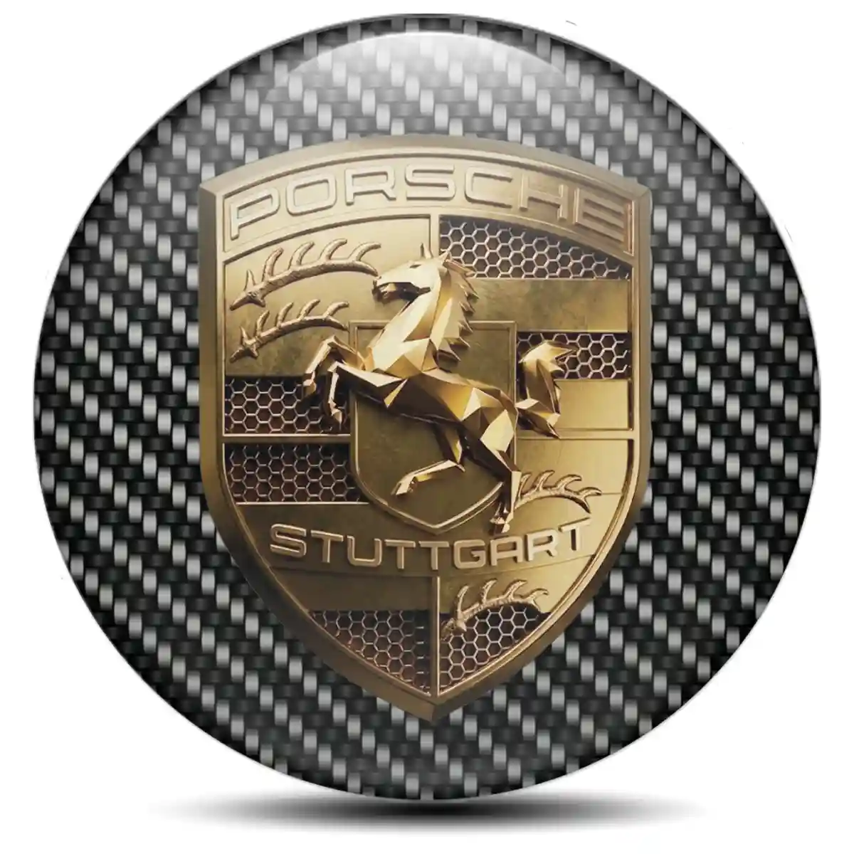 Porsche Logo Sticker Elite Edition