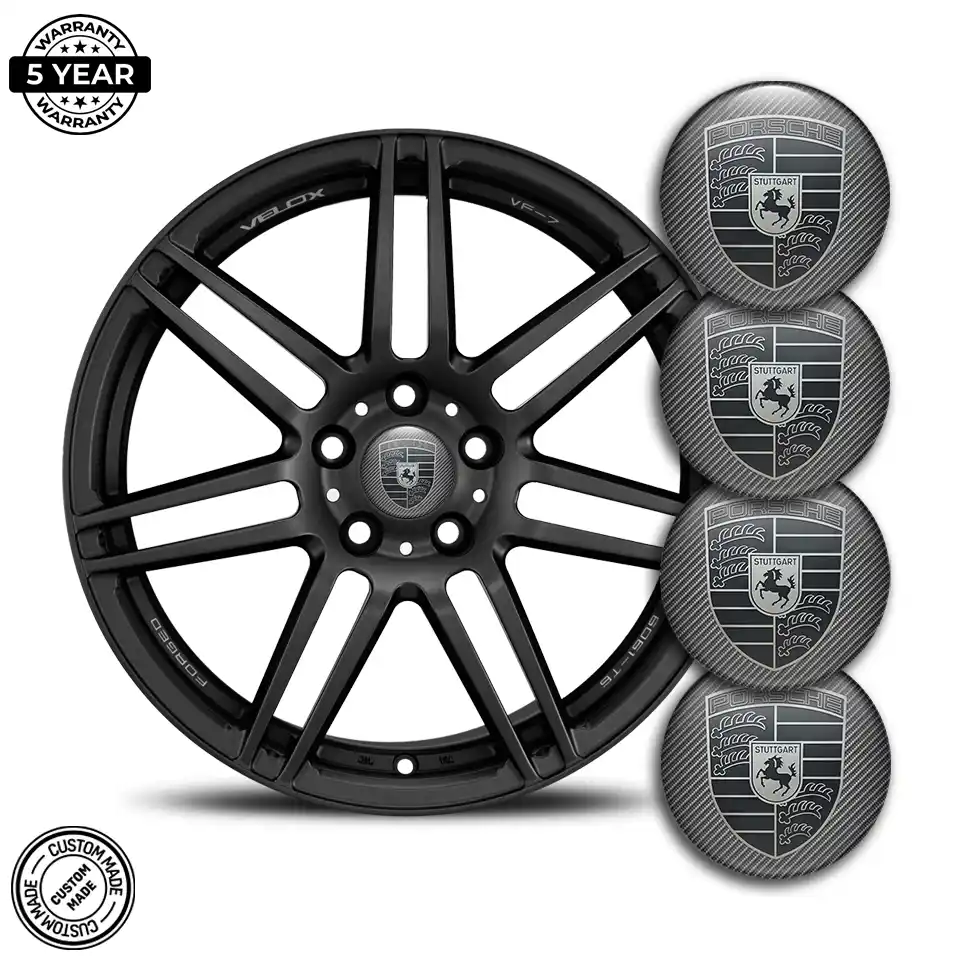 Porsche Logo Sticker High Quality