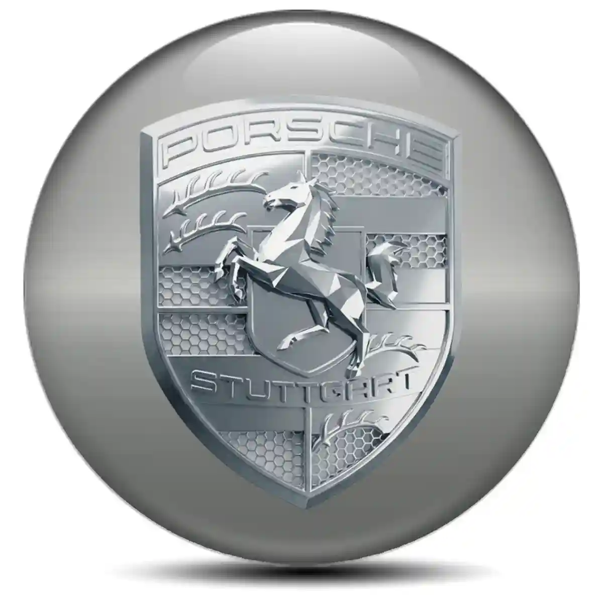 Porsche Logo Sticker Interior Luxe