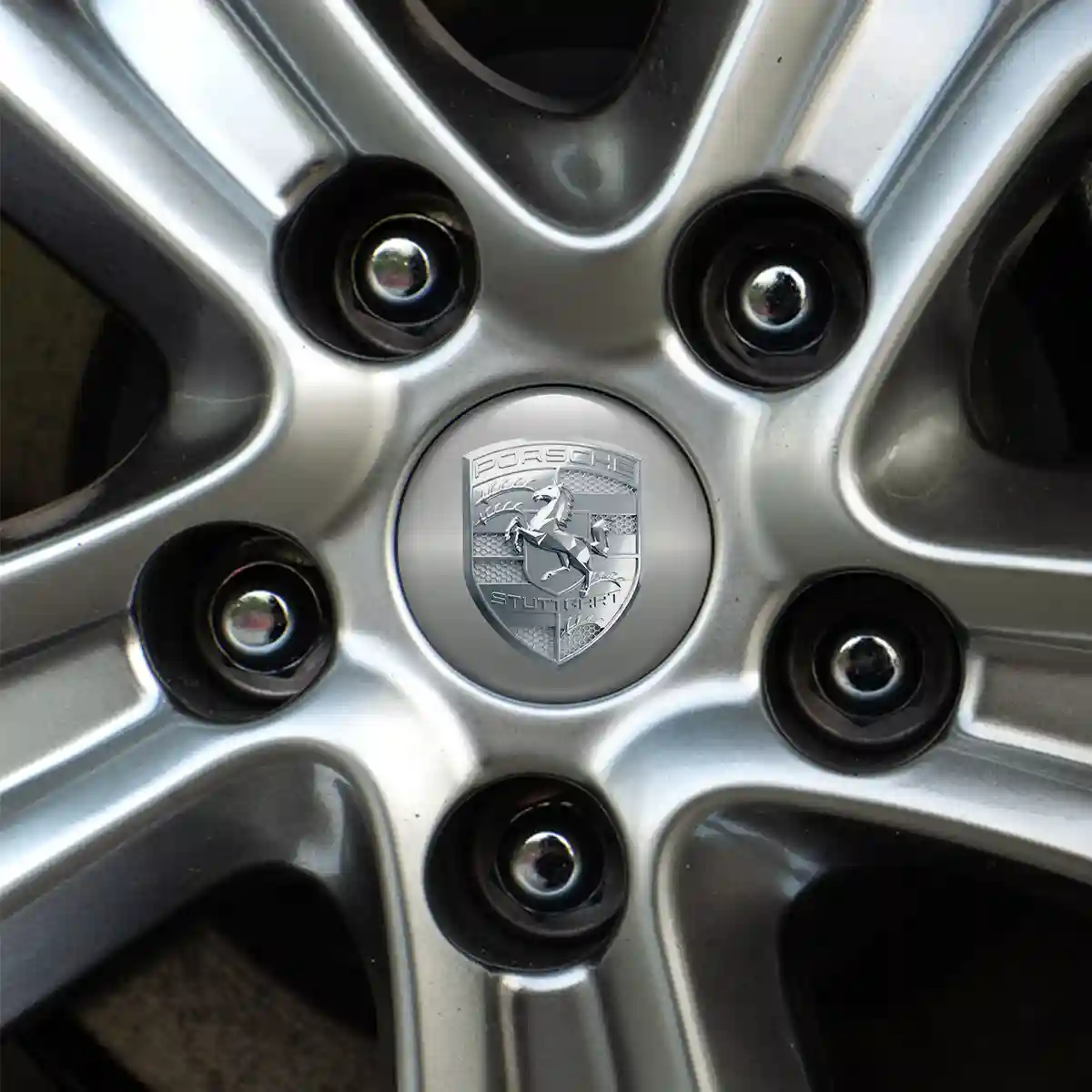 Porsche Logo Sticker Interior Luxe